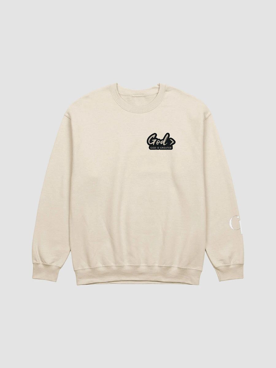 God > TAN TEXT Sweatshirt product image (1)