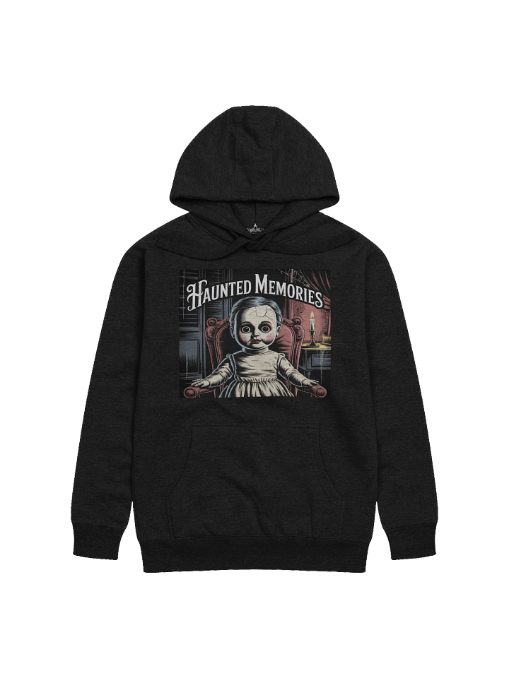 Midnight Veil Designs Gothic 'Haunted Memories' Unisex Premium Hoodie - Black & More Colours product image (1)