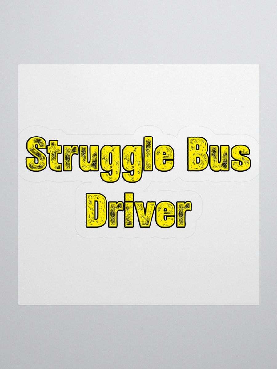 nope snark - struggle bus sticker product image (1)