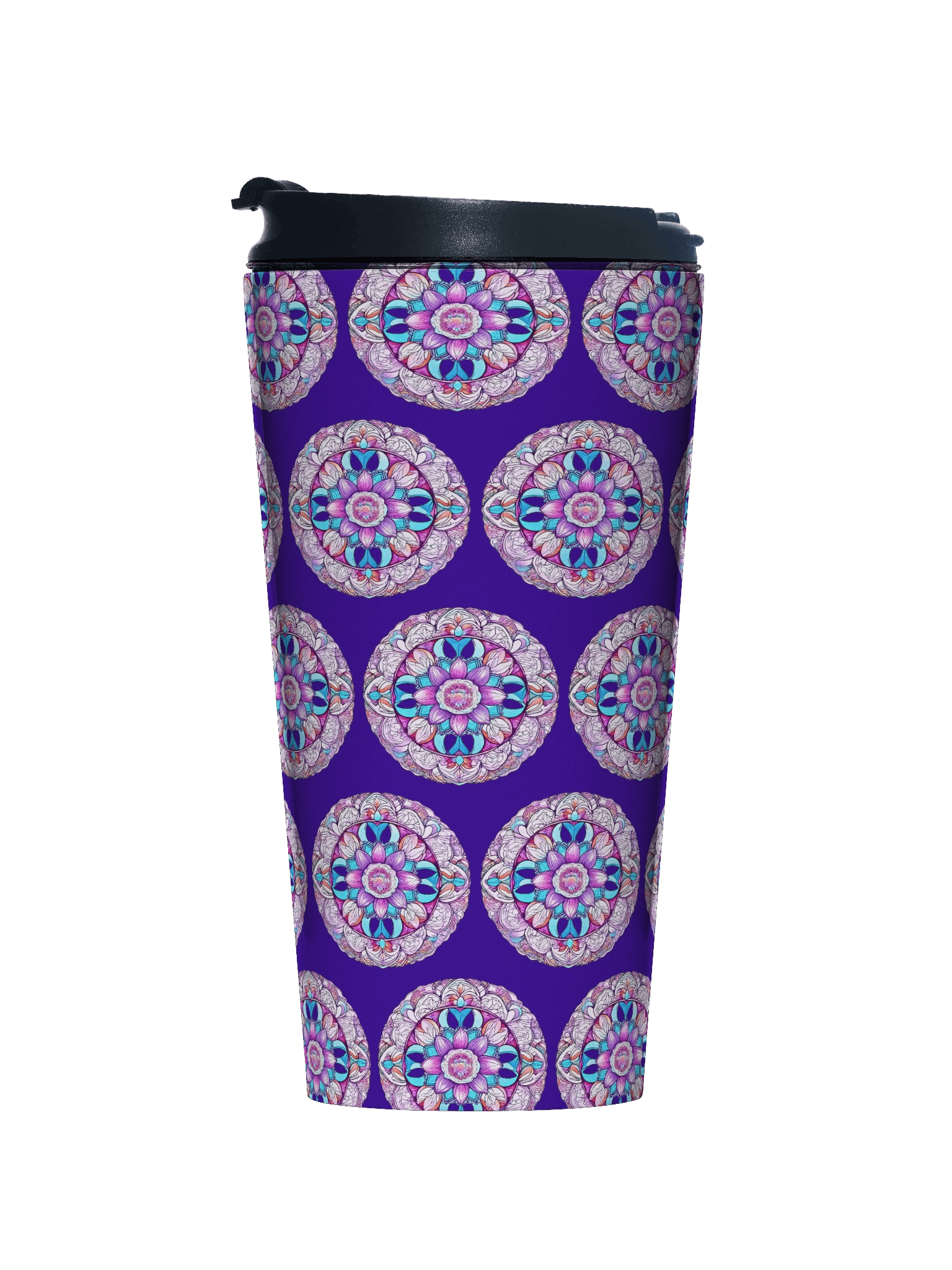 Moonlit Garden Mandala - Stainless Steel Travel Mug product image (1)