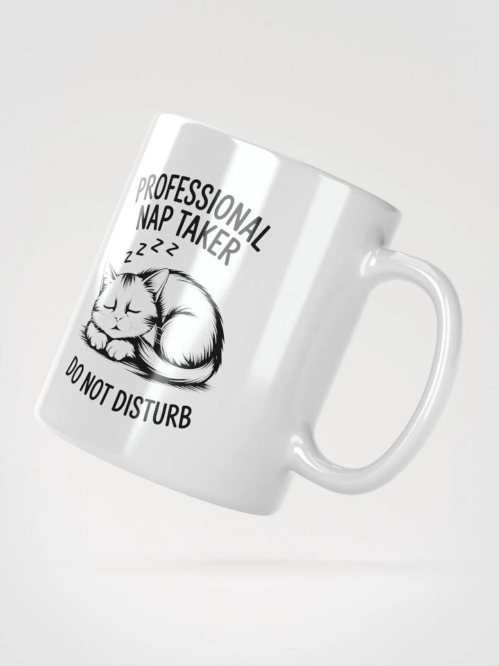 Professional Nap Taker Cat Mug | Funny Sleepy Cat Mug product image (2)