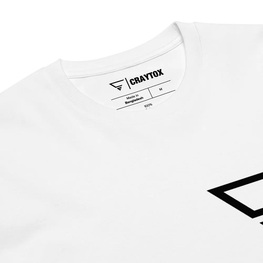 CraytoX Premium T-Shirt - White product image (8)