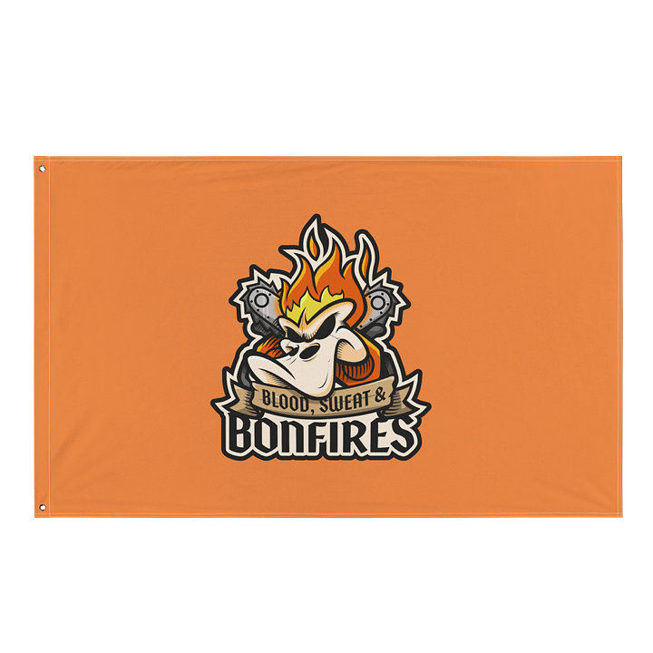 Flaming Duck – Bonfire Beacon Flag product image (1)