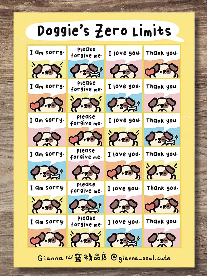 Doggie’s Zero Limits | Positivity Sticker Sheet product image (1)