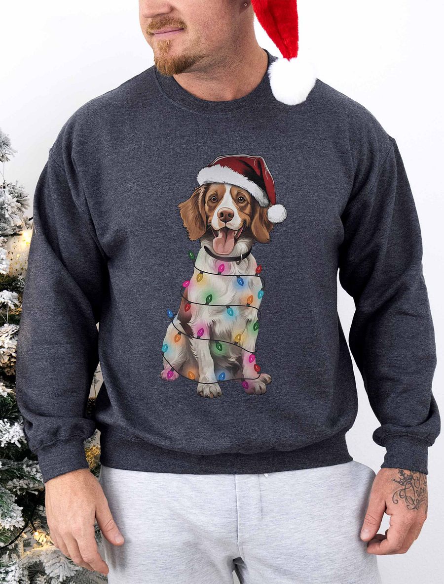 Funny Brittany Spaniel Christmas Sweatshirt for Brittany Spaniel Paw-rents product image (1)