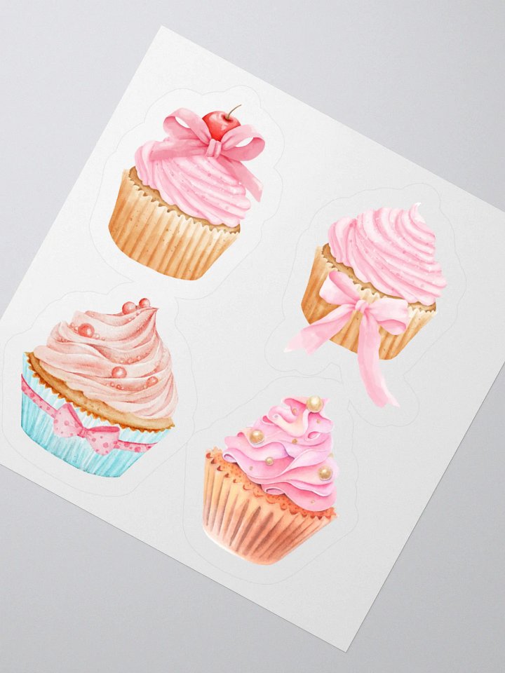 Sweet Decadence Cupcake Sticker Pack product image (5)