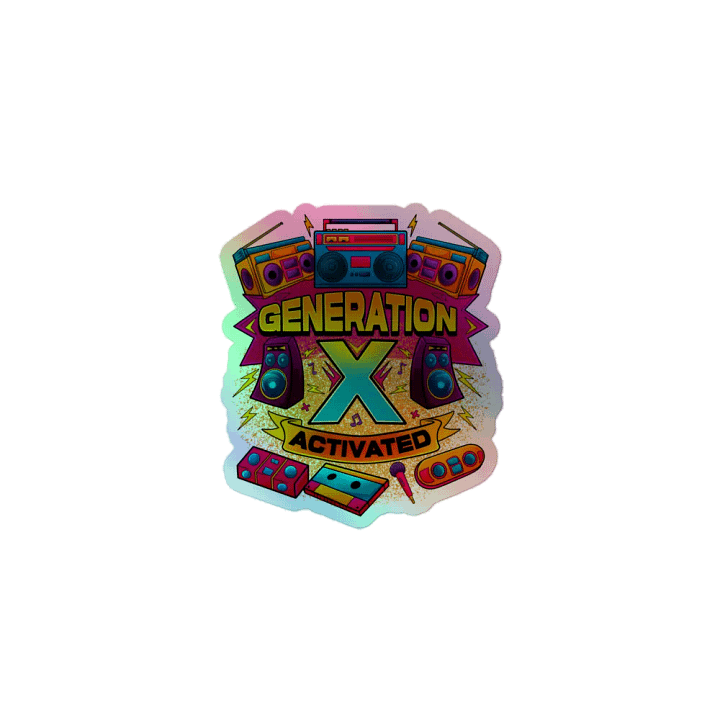 Gen X Holo-Activated Sticker product image (1)