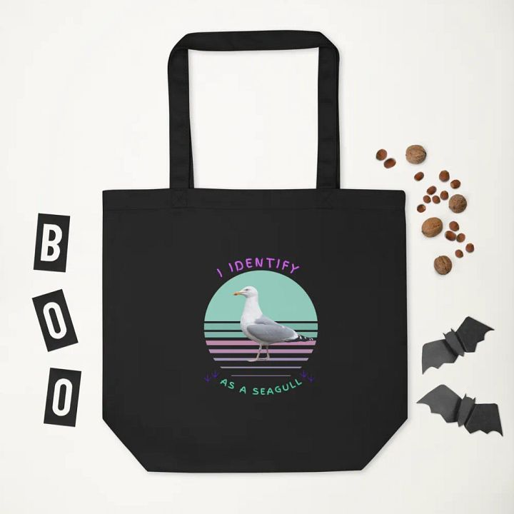 I Identify as a Seagull Eco Friendly Tote Bag product image (2)