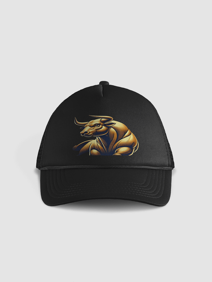 Golden Bull Muscle Foam Trucker Hat product image (1)