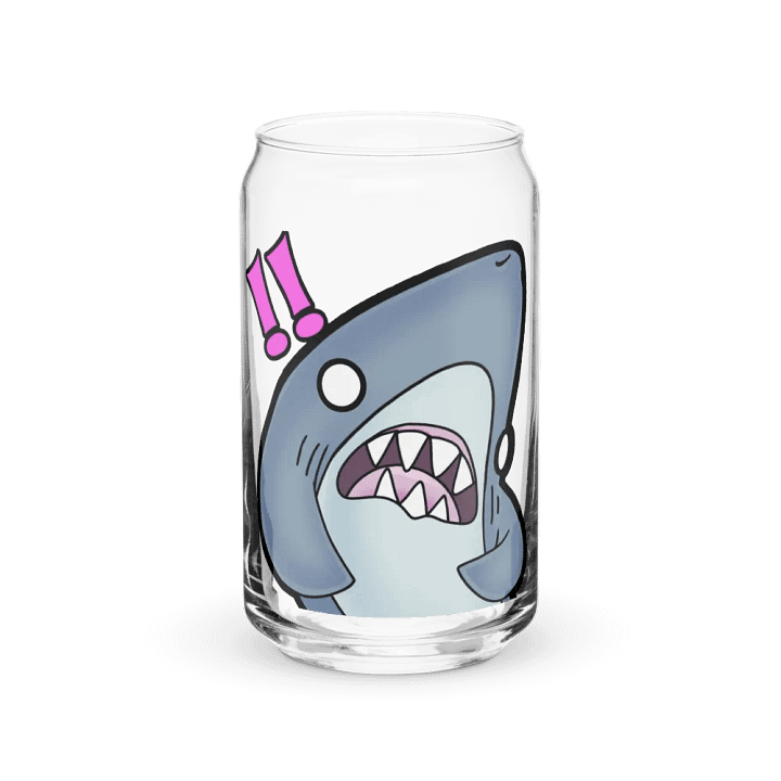 Startled Shark Can-Shaped Glass product image (1)