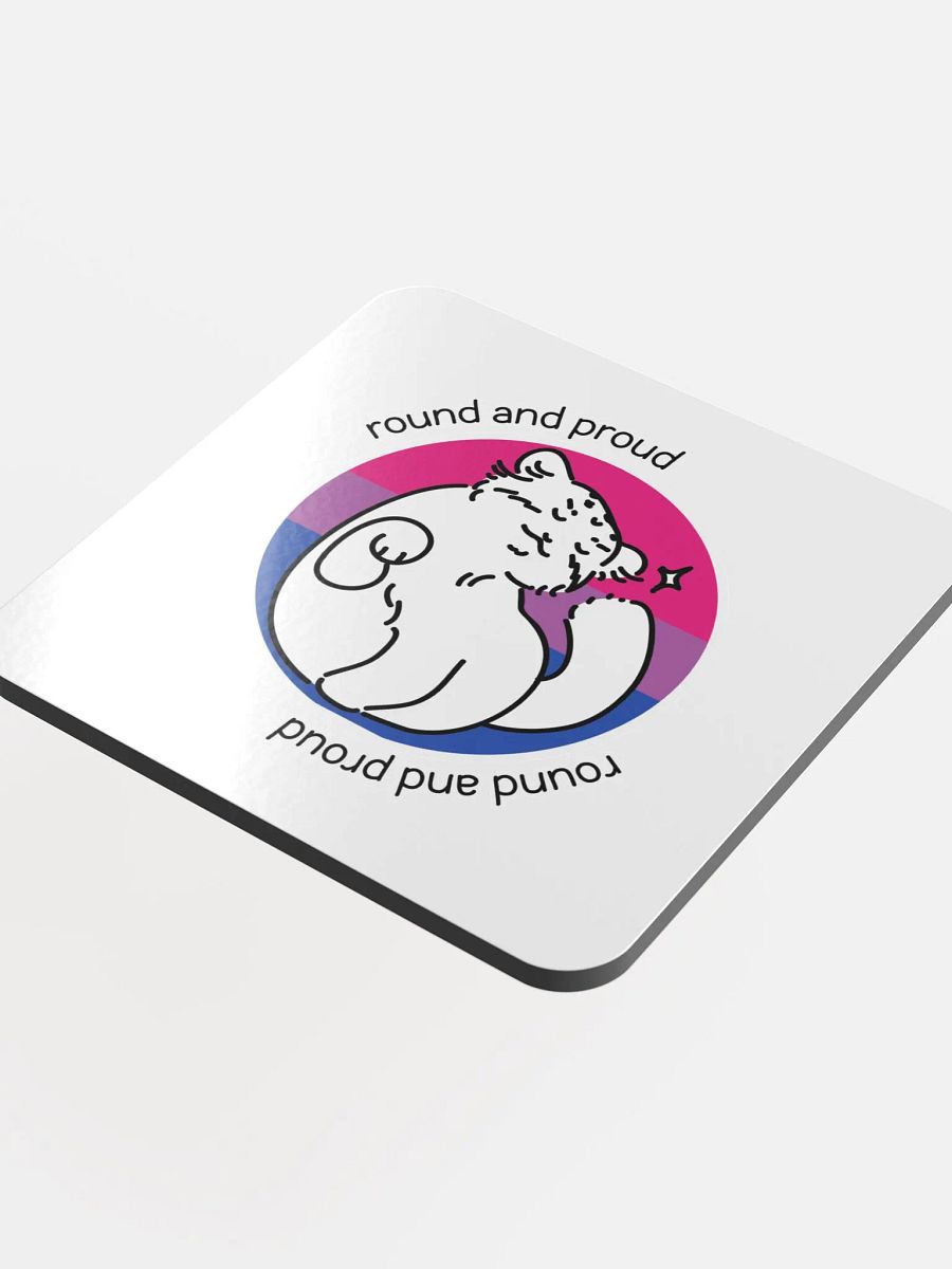 Round and Proud Bisexual Version - Coaster product image (4)