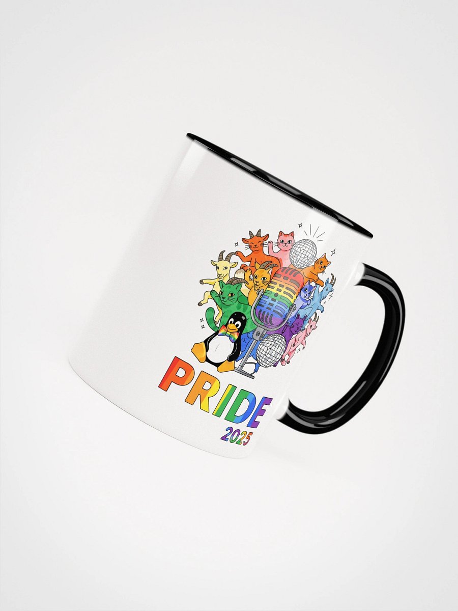 Pride 2025 Coffee Mug - White with Colored Handles product image (49)