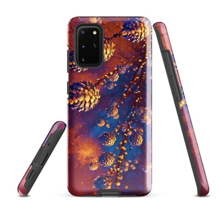 Tough Phone Case for Samsung® - Pinecones in a Fire Abstract Art product image (2)
