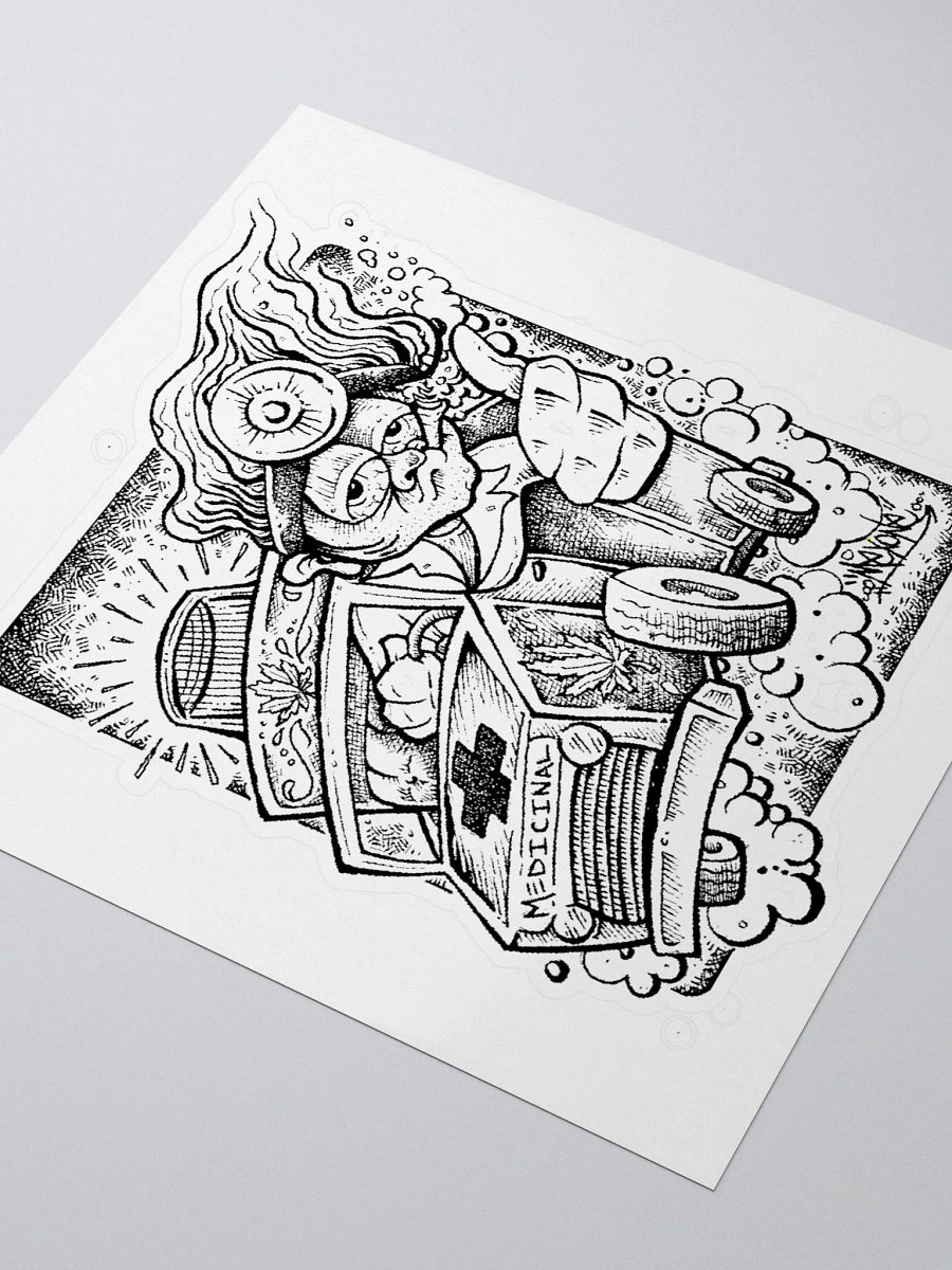 Medicinal Kiss Cut Sticker product image (3)