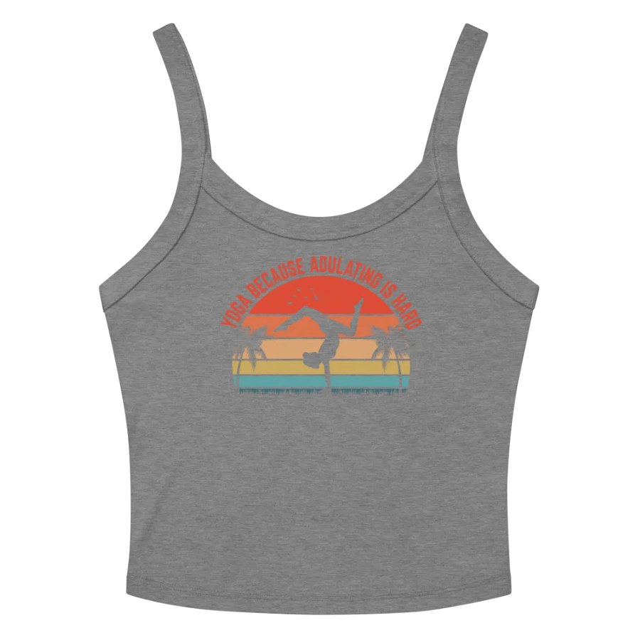 Yoga Because Adulting is Hard Tank - Bella+Canvas 1012 product image (2)