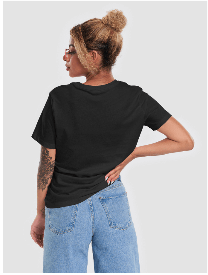 [GROOVEZONE] Womens Supersoft Relaxed-fit Tee product image (1)