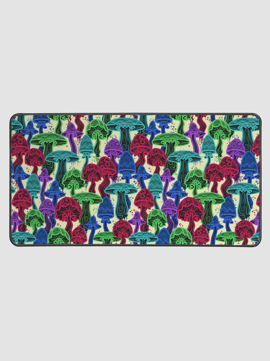 Neon Mushrooms (Variation 2) Deskmat product image (1)