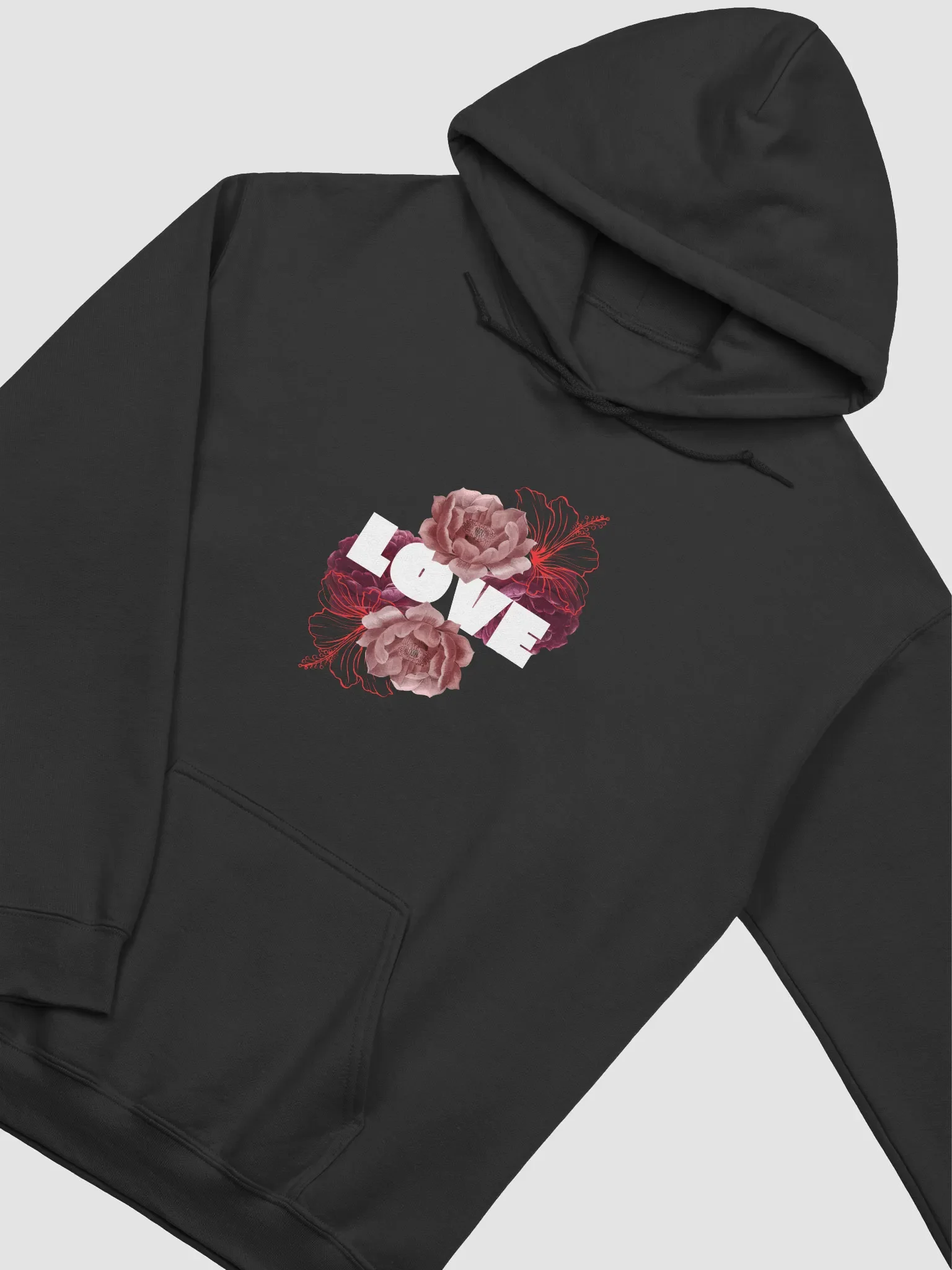 Unisex Floral Love Graphic Hoodie product image (1)