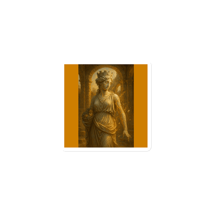 Goddess Fortuna Annonaria Breaking Free Vinyl Magnet product image (1)