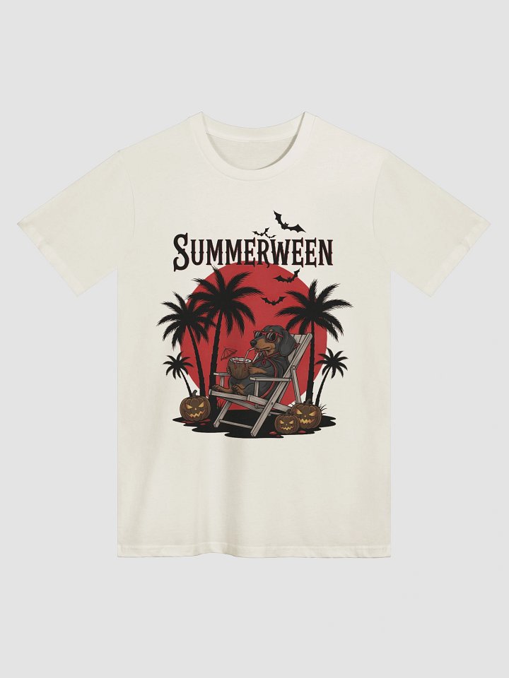 Summerween Vampire Dachshund Unisex T-Shirt product image (3)