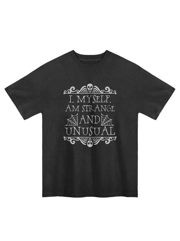 Strange and Unusual Faded Oversized T shirt product image (1)