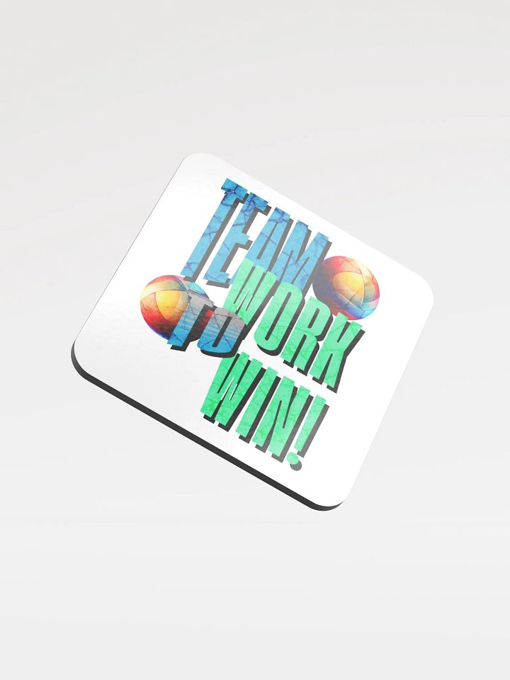 Team Work To Win Volleyball Coasters product image (1)