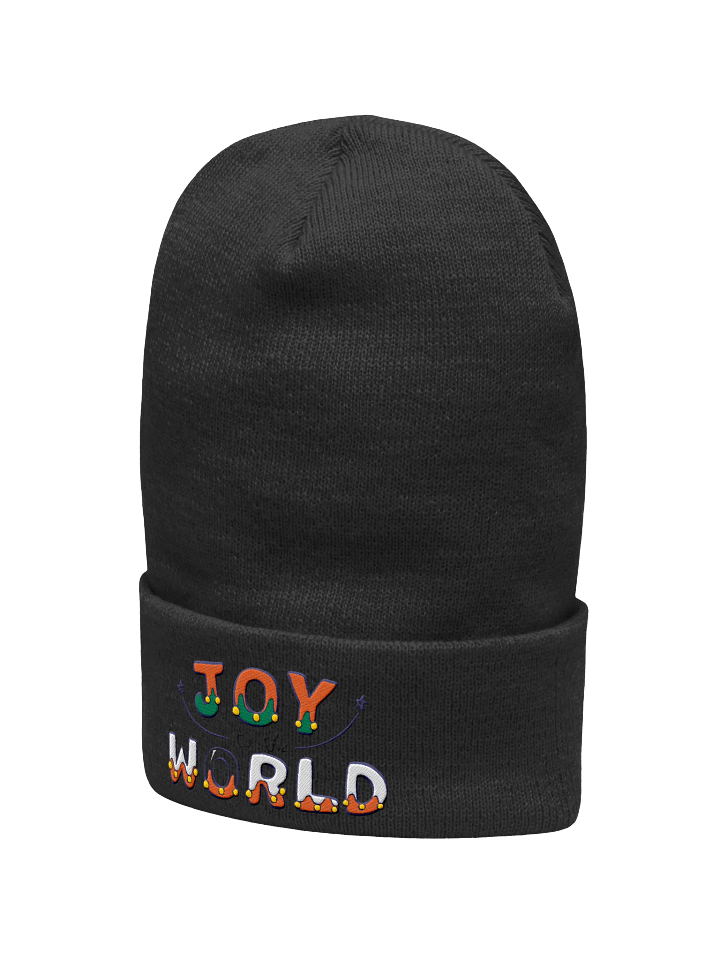 Joyful World Embroidered Beanie product image (11)
