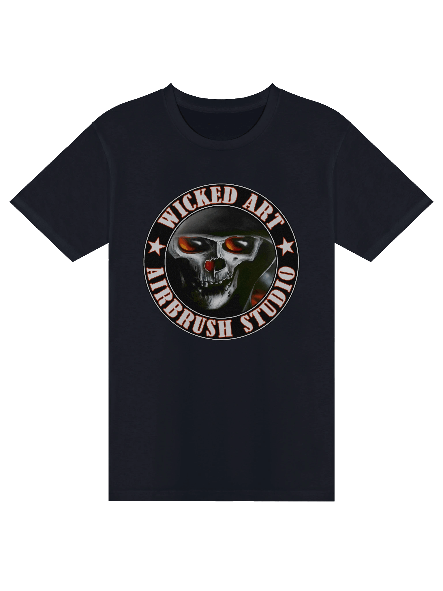 Wicked Art Skull Emblem T-Shirt product image (1)