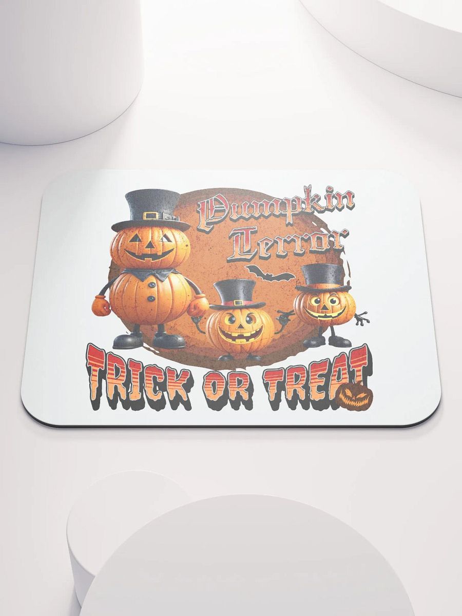 Pumpkin Terror Trick Or Treat Mouse Pad product image (1)