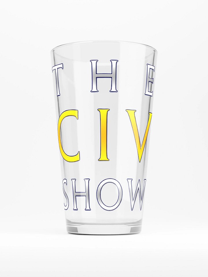 Civ Show Pint Glass product image (1)
