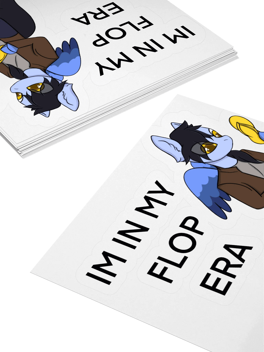 I'm in my flop era Die Cut Sticker product image (11)