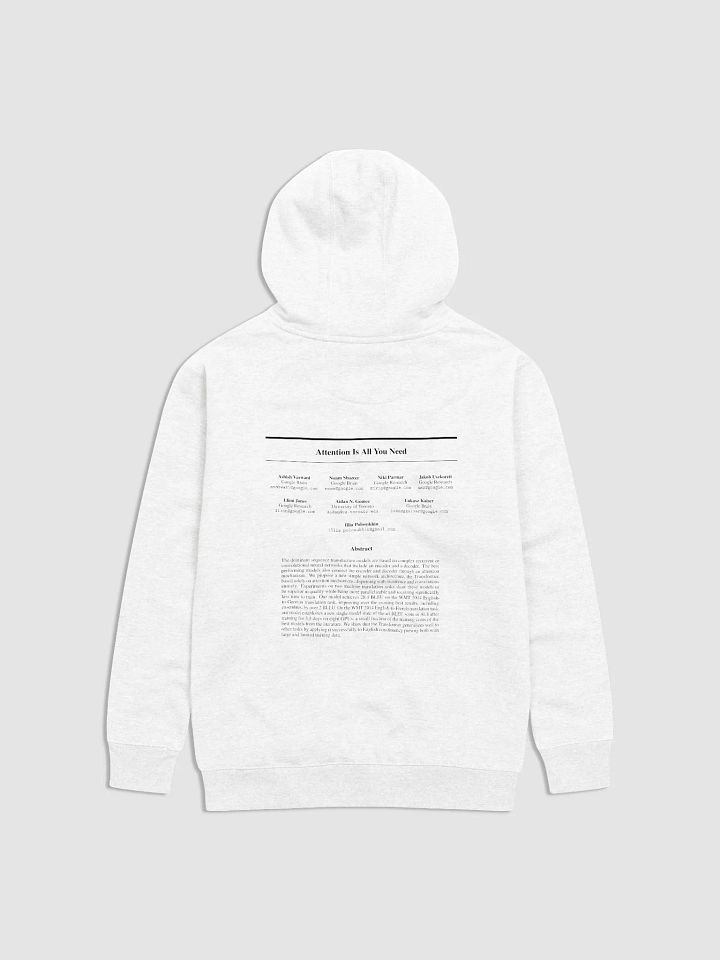 Attention Is All You Need Hoodie product image (2)