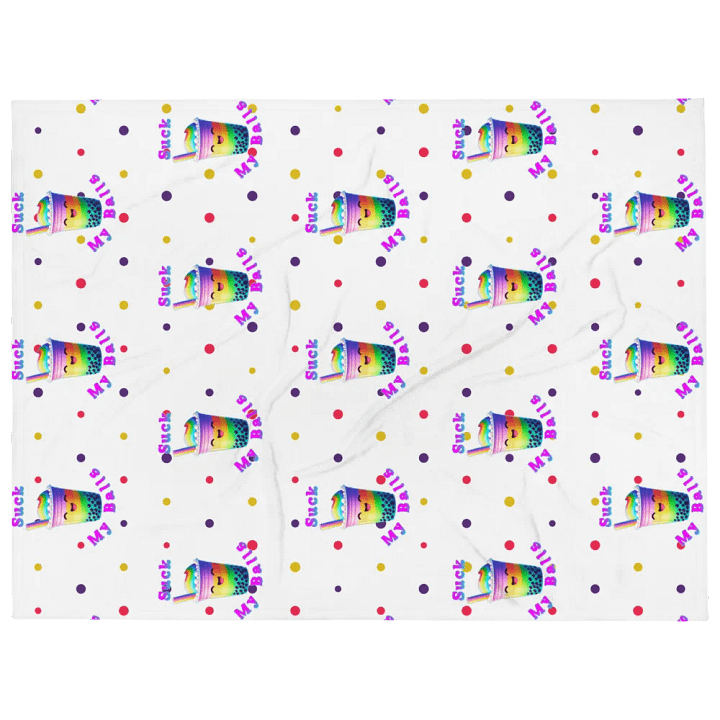 Rainbow Boba Delight Throw Blanket product image (1)