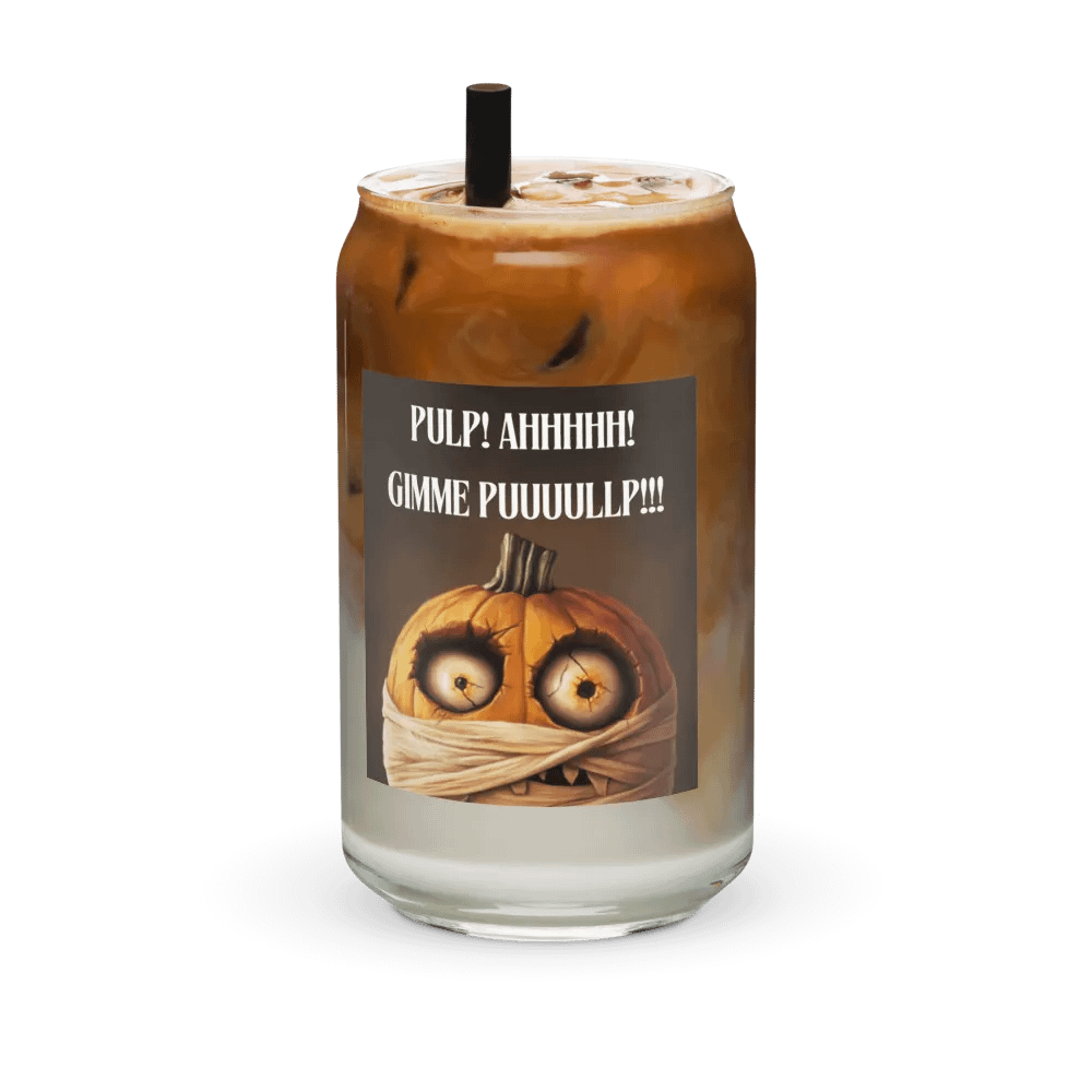 Zombie Mummy Pumpkin Can-Shaped Glass product image (3)