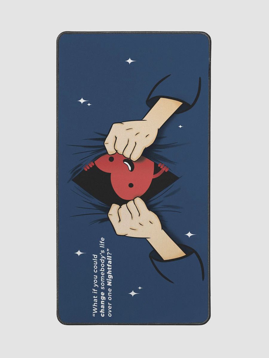 Open Heart Desk Mat (Navy) product image (2)
