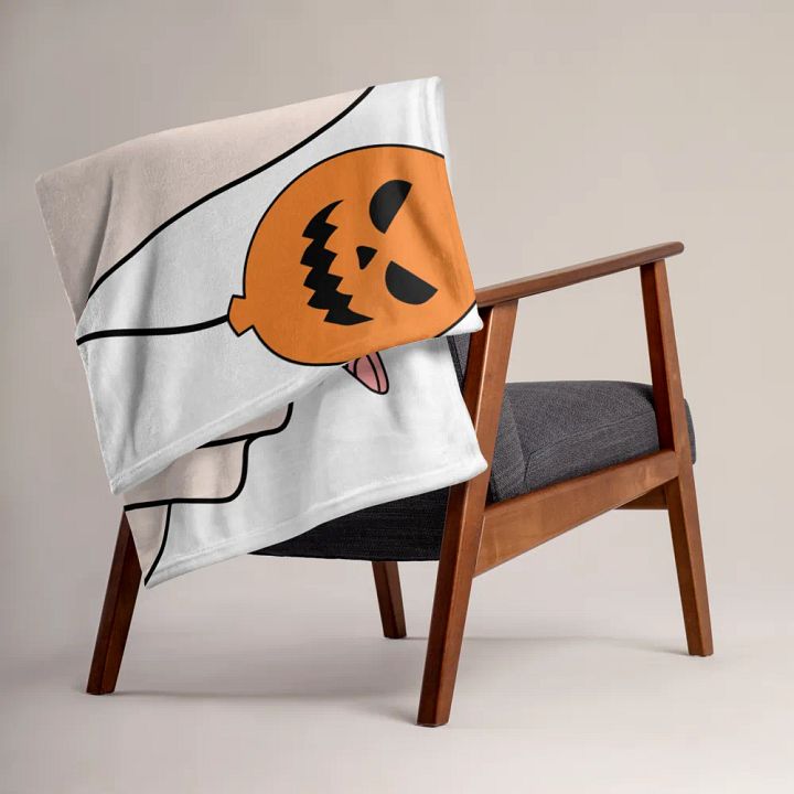 Ghost Friends Throw Blanket product image (1)