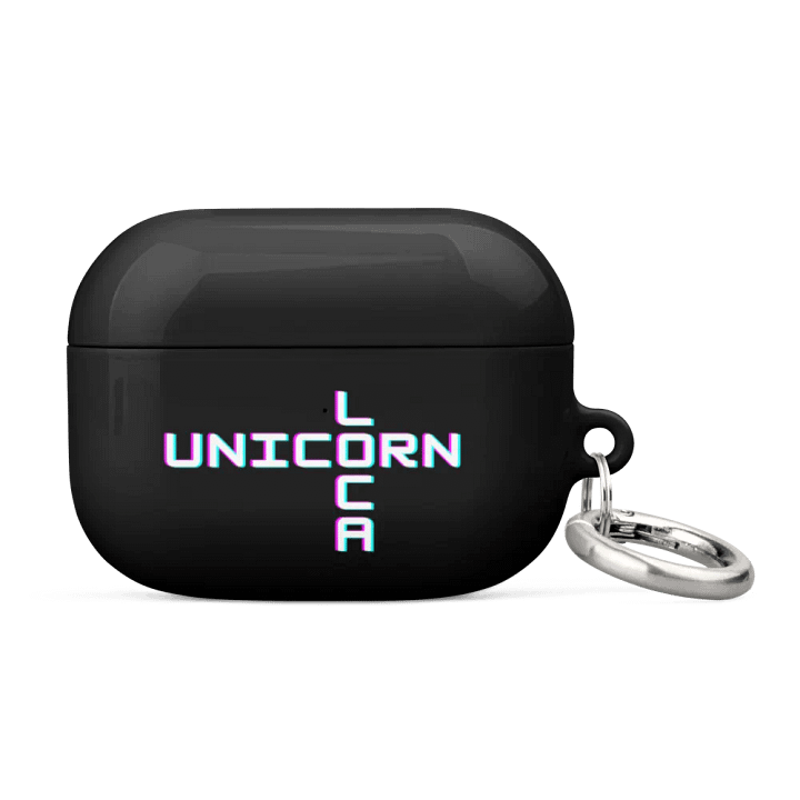 UNICORN LOCA Glitch All-Over Print AirPods® Case product image (1)