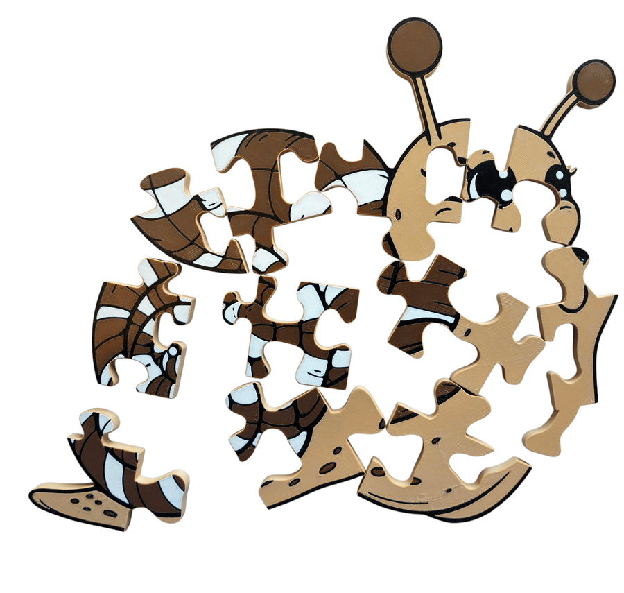 Snail 3D Printed Jigsaw Puzzle – A Slow & Steady Puzzle for Kids! product image (2)