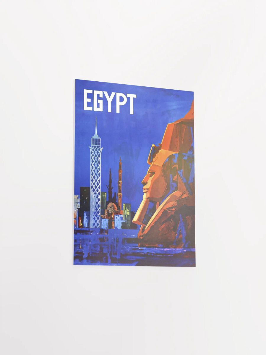 Egypt, 1960s — retro vintage travel poster product image (8)