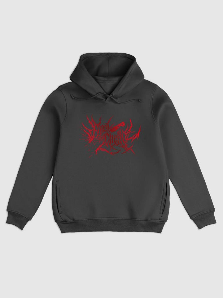 Keep It Metal Red Logo Womens Organic Printed Hoodie product image (1)