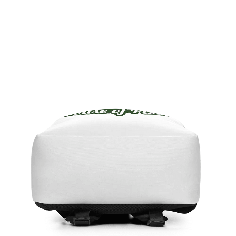 Squee’s House of Pizza Minimalist Backpack (White) product image (5)