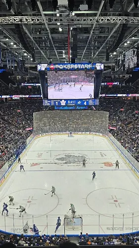 What's the best deal on Leafs tickets you've ever found? We managed to get regular $400 seats for $96 tonight! 🤯 #leafsforeve...