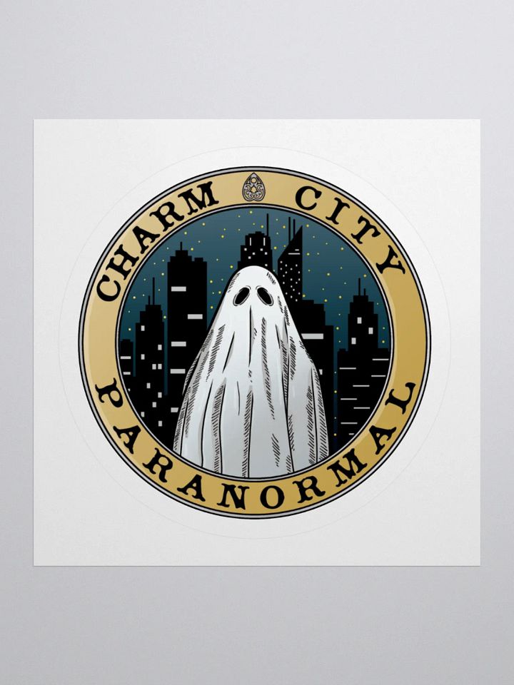 Charm City Paranormal Badge Sticker product image (1)