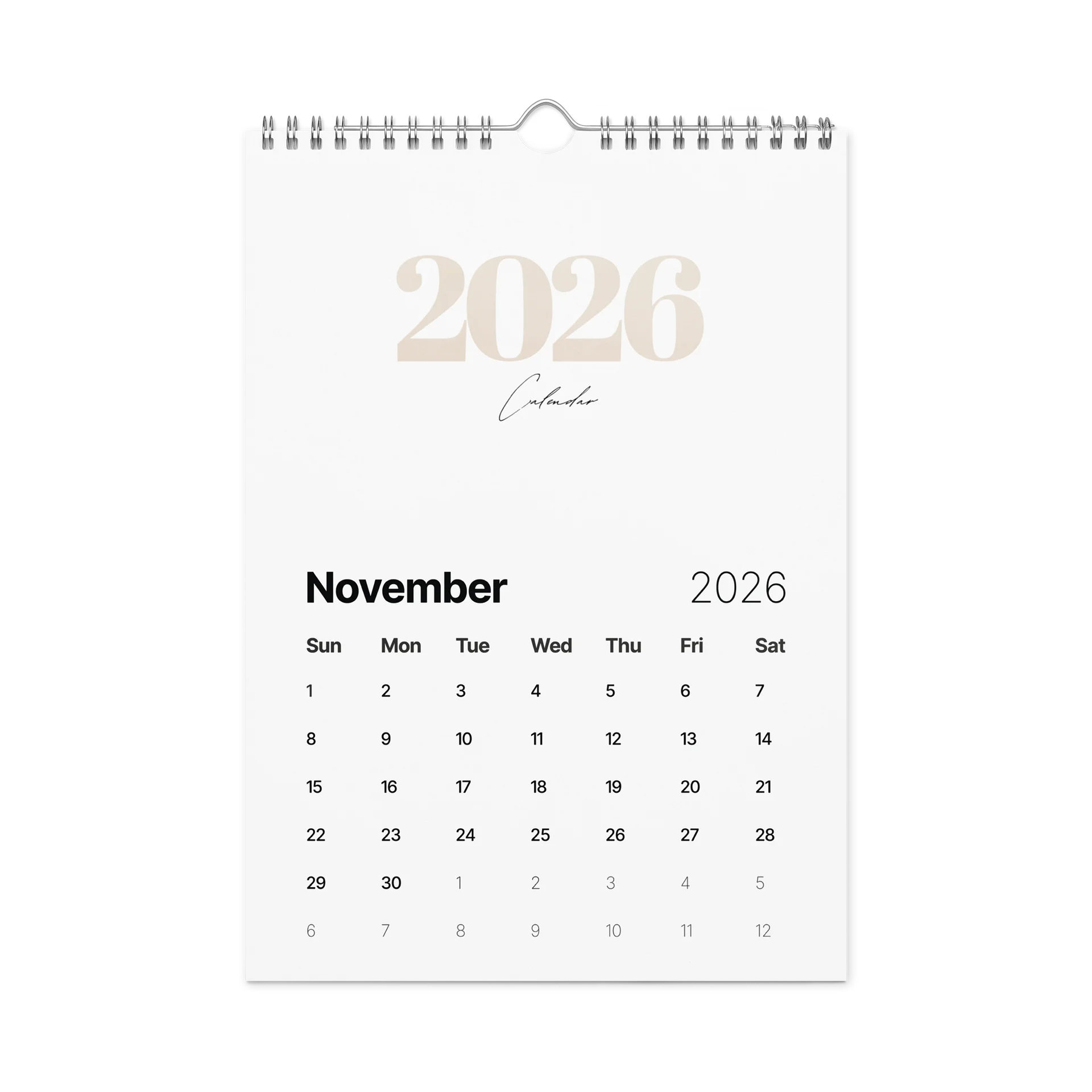 2026 Wall Calendar product image (11)