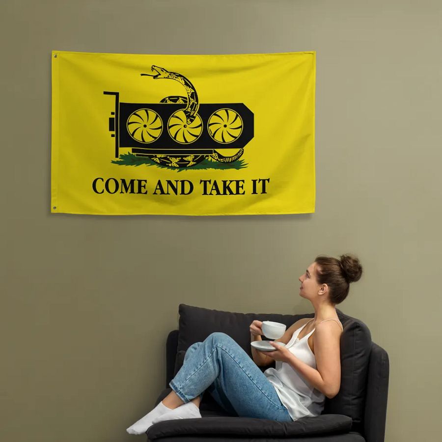 come and take it gpu flag - 100% polyester product image (12)
