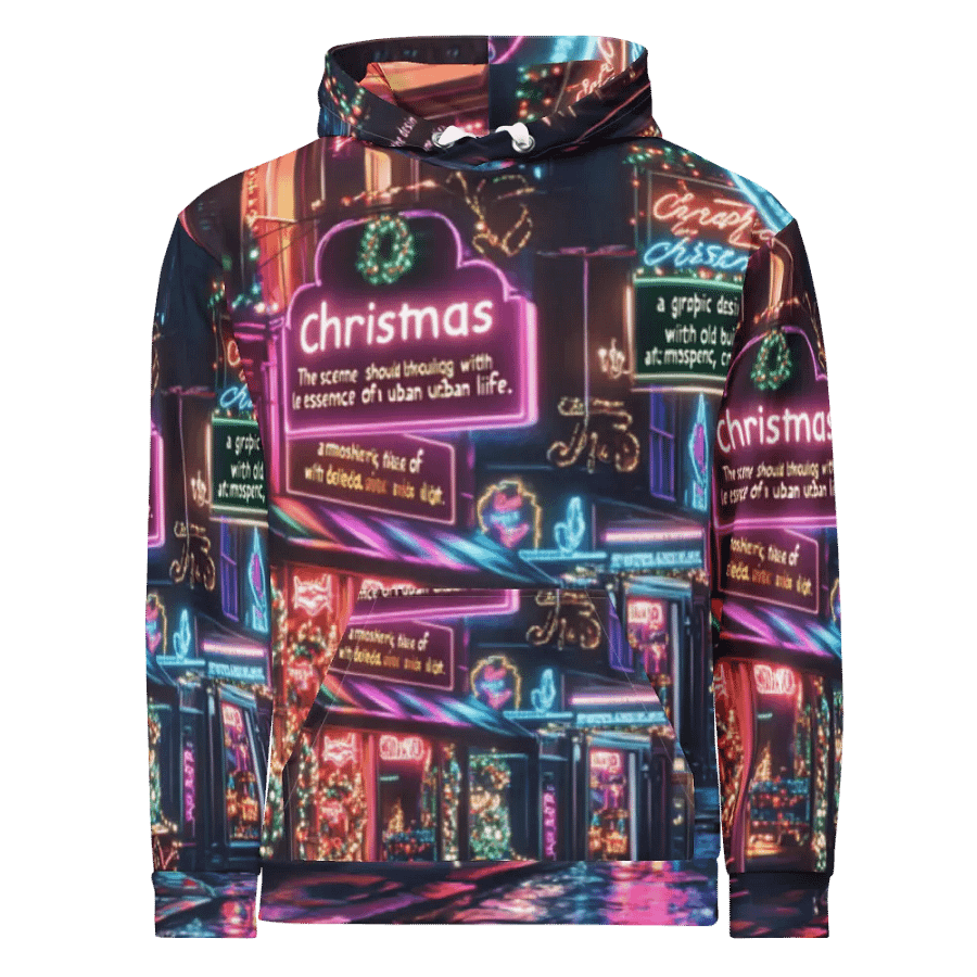 Merry Christmas All-Over Printed Unisex Premium Hoodie product image (1)