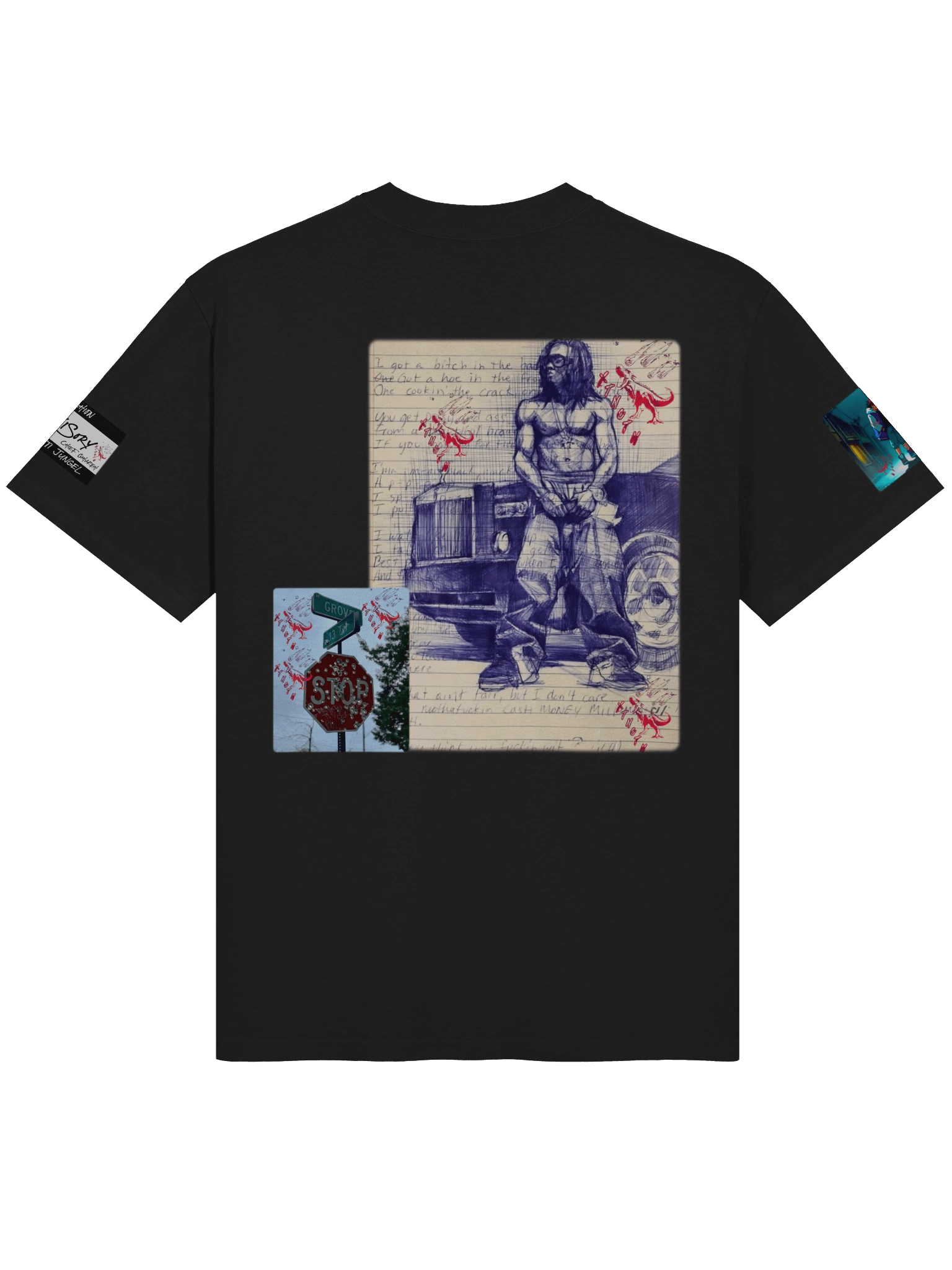 no banksy lil wayne spongebob mcdonalds fire product image (3)