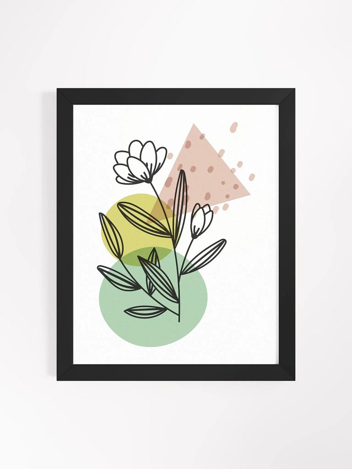 Floral Fusion Framed Matte Poster product image (7)