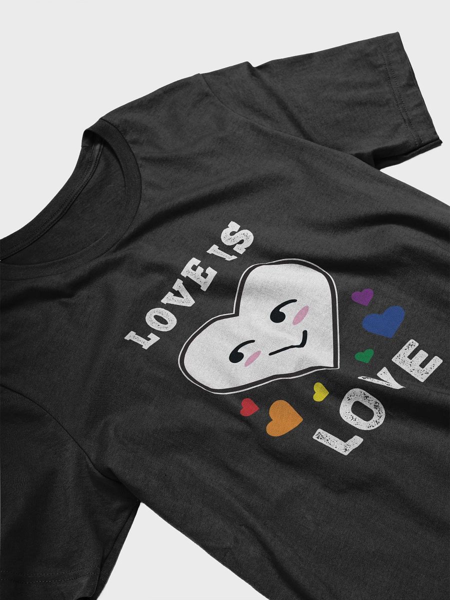 Heart Face Love Is Love LGBTQ Gay Pride T-Shirt product image (3)