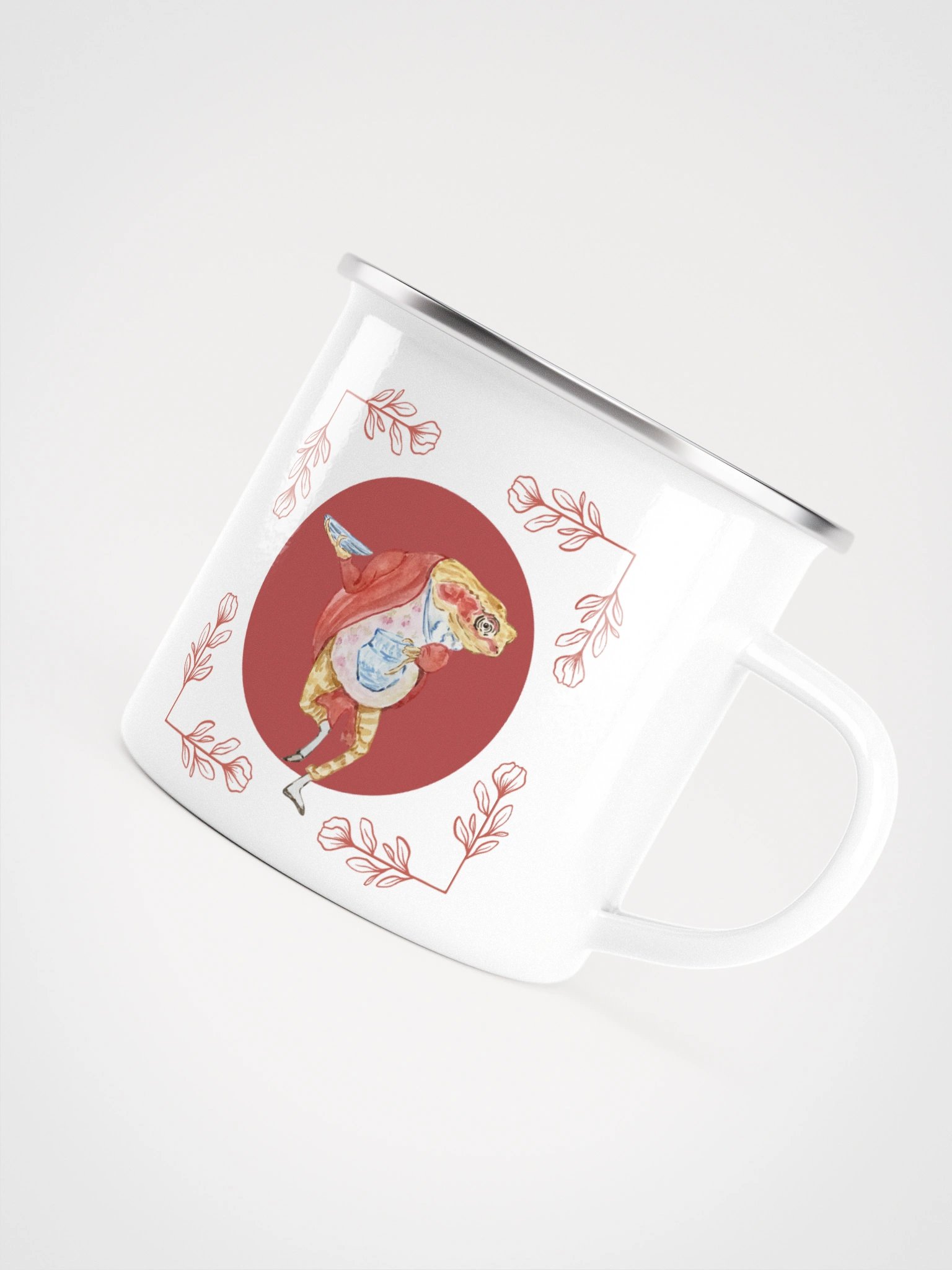 Dapper Frog Enamel Mug product image (5)